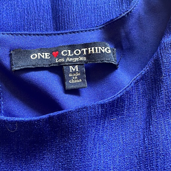 Royal Blue A line Dress - Picture 6 of 7